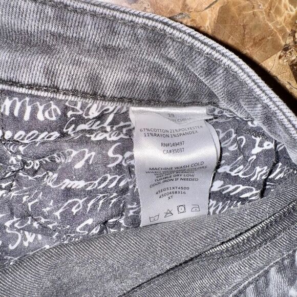 Sam Edelman Women The Stiletto Straight High Rise Straight Jeans Black - Size 29 - Picture 4 of 10